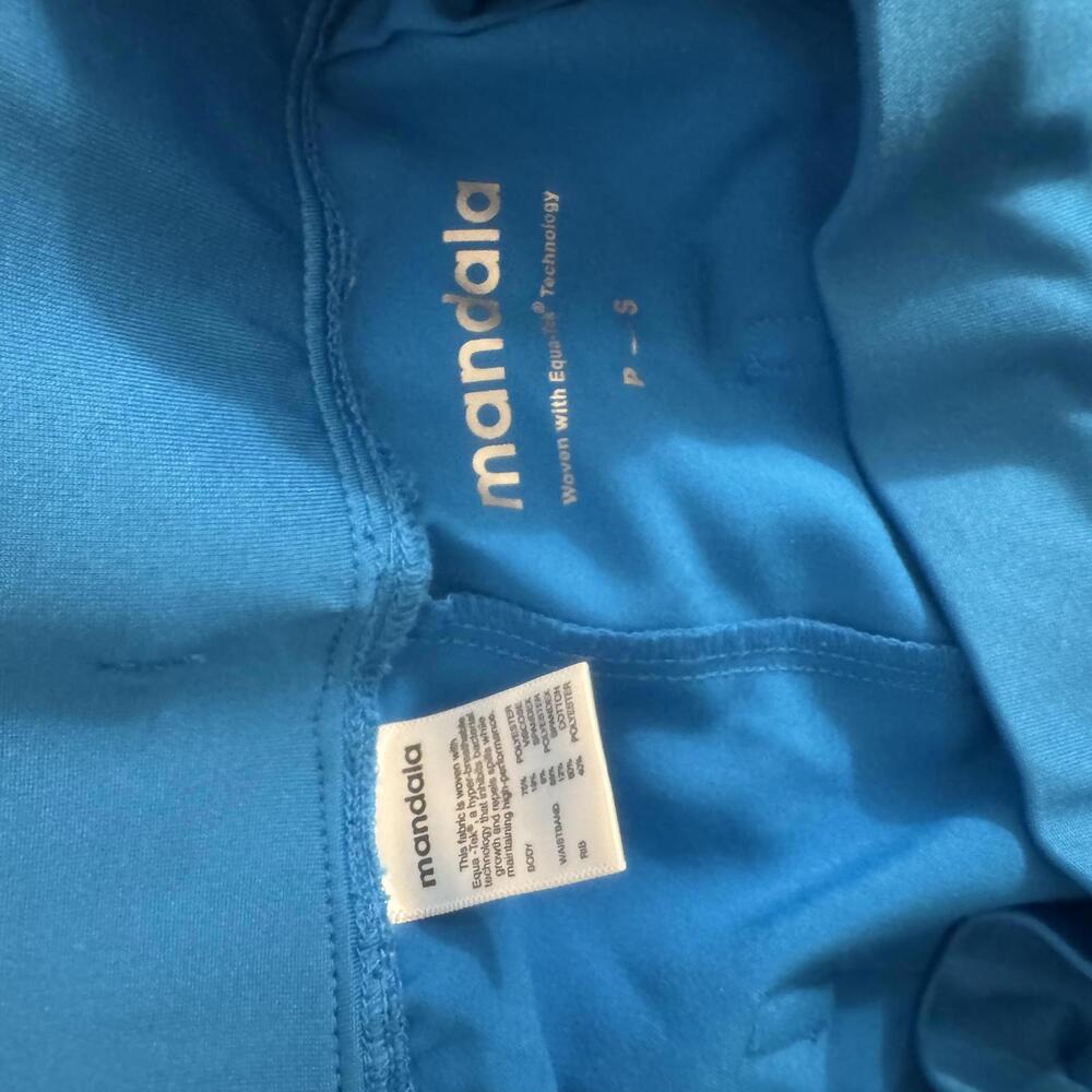 3/$15 Mandala Women's Electric Blue High Waisted Joggers - Picture 4 of 4